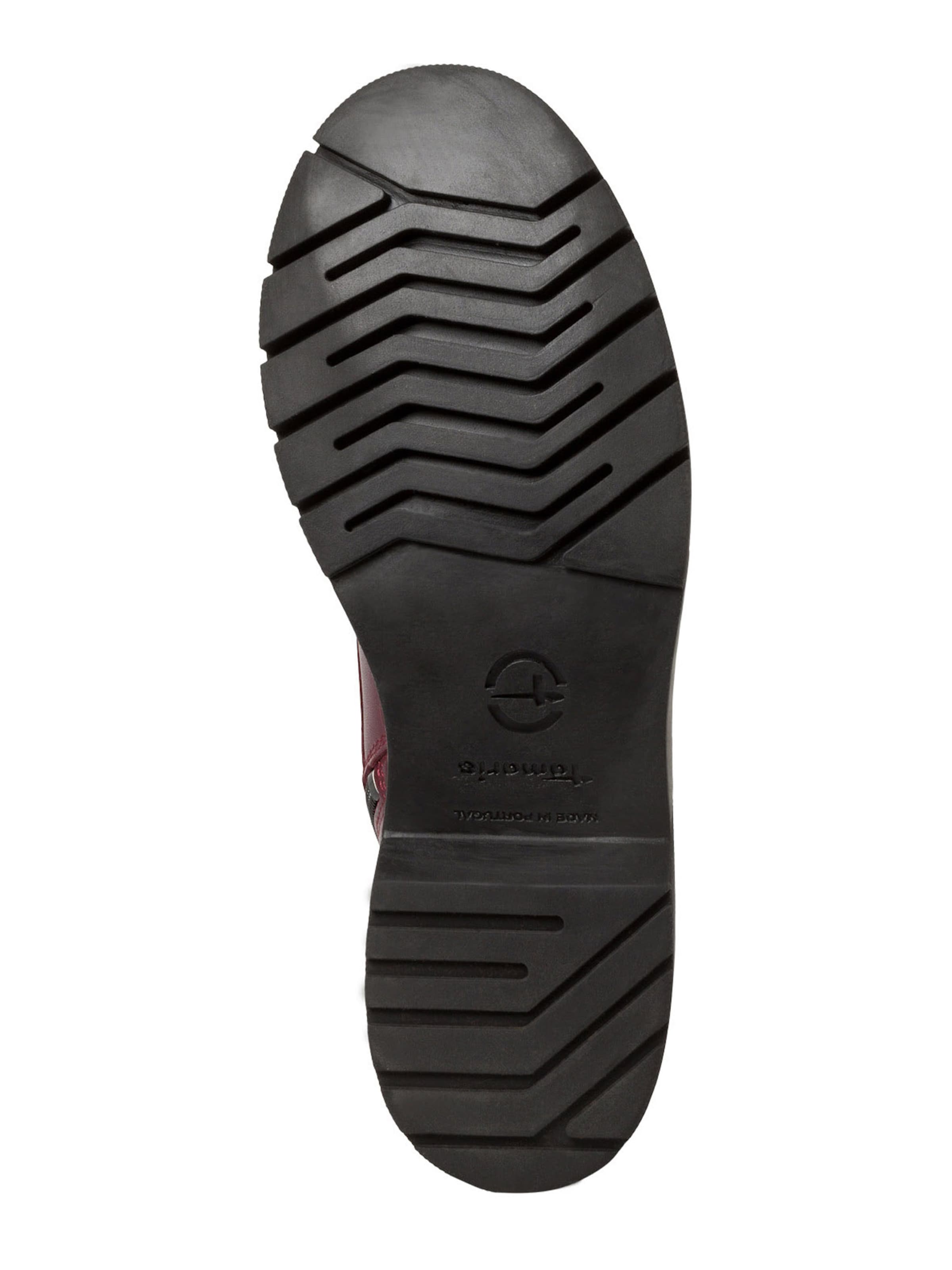 Bottines à lacets Tamaris en rouge