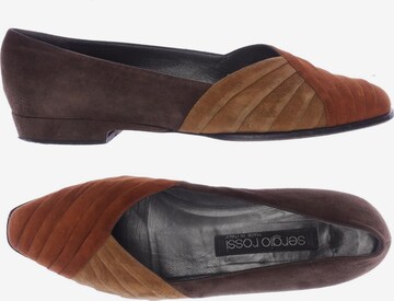 Sergio Rossi Flats & Loafers in 38,5 in Brown: front