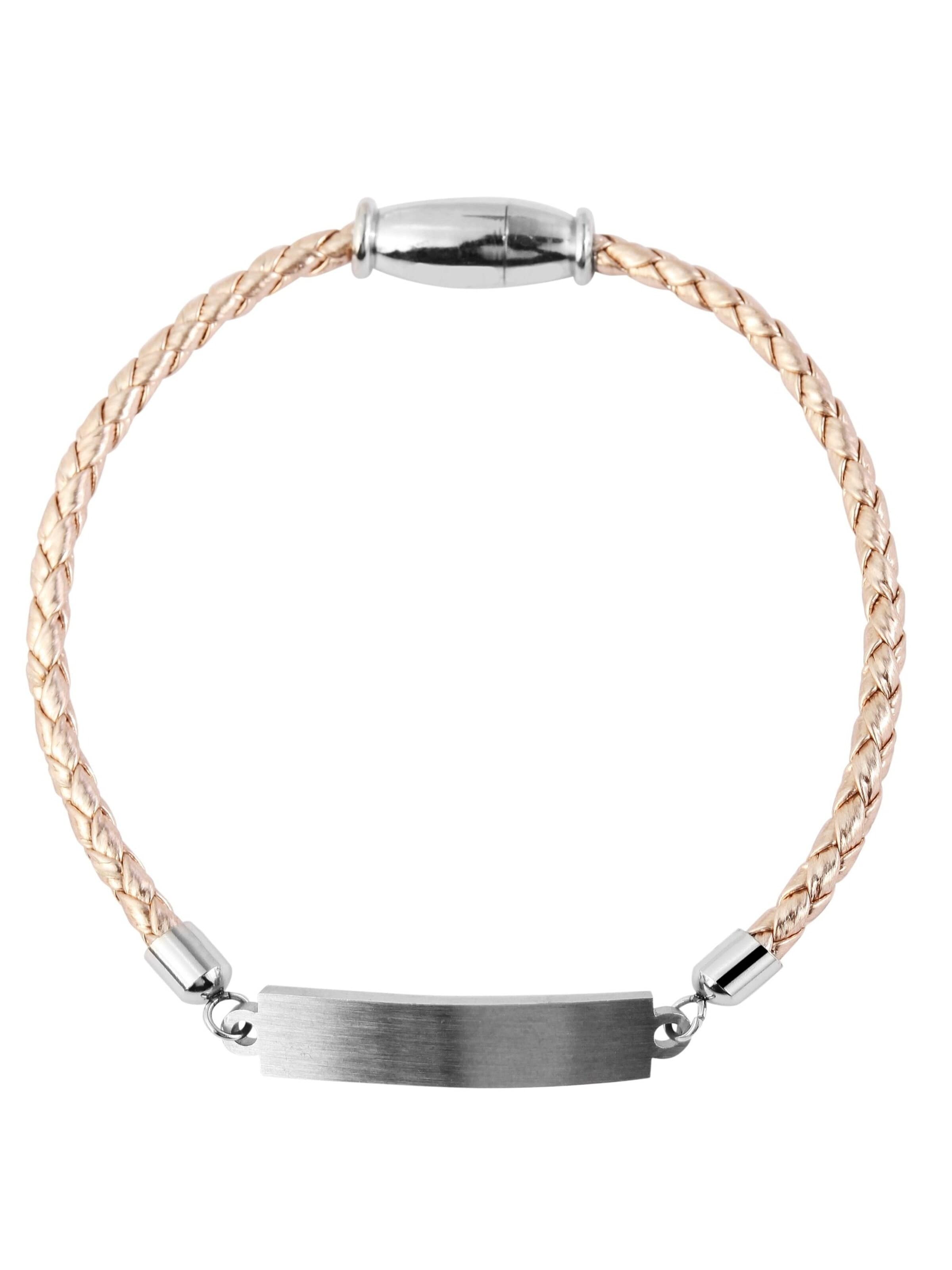Akzent Bracelet 'Nicola, silberfarbig, langlebig' in Gold: front