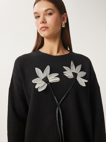 Happiness İstanbul Πουλόβερ σε μαύρο