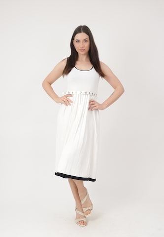 Robe Elara en blanc