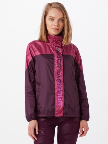 UNDER ARMOUR Training Jacket in Purple: front