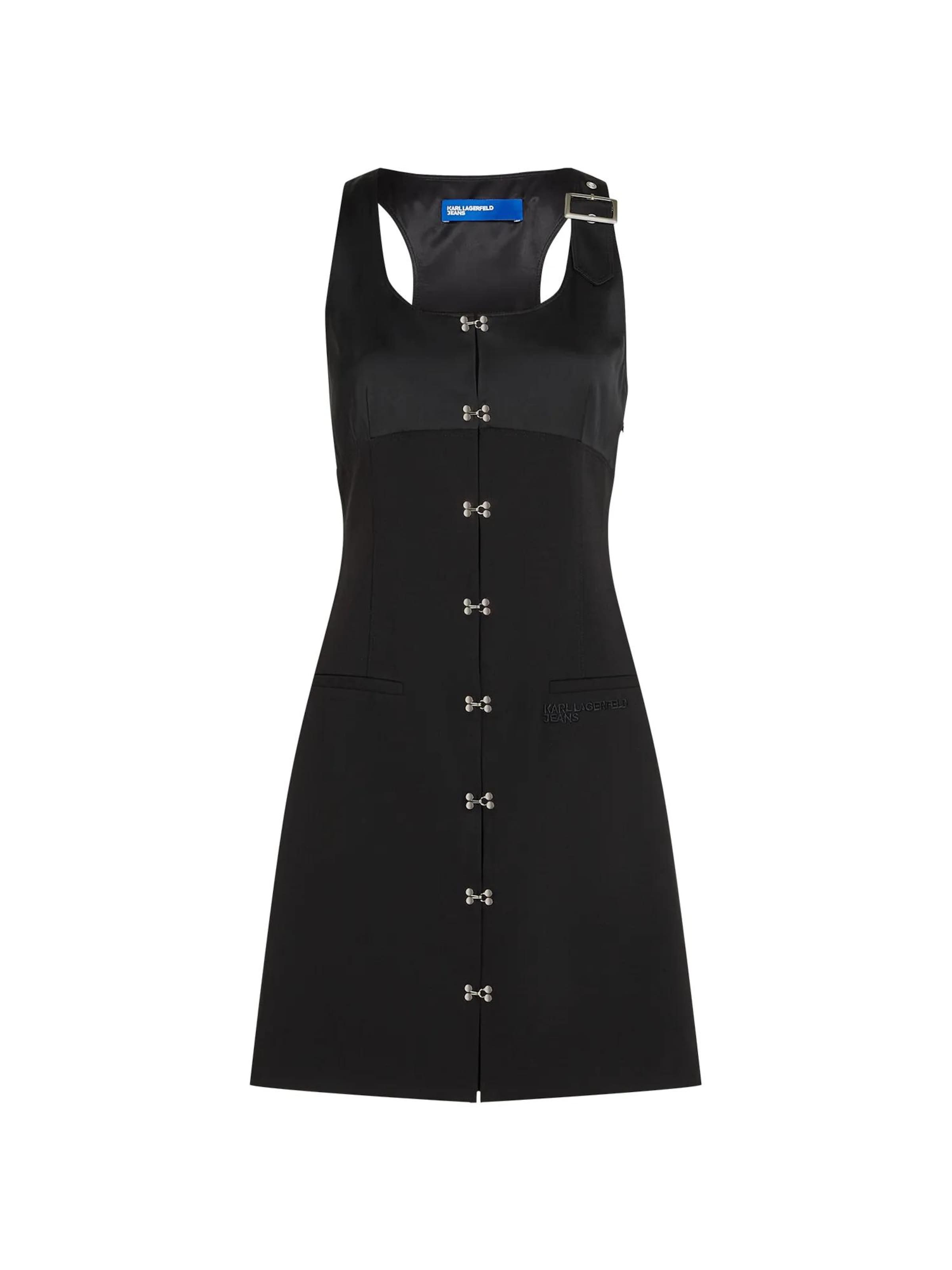 Robe KARL LAGERFELD JEANS en noir : devant