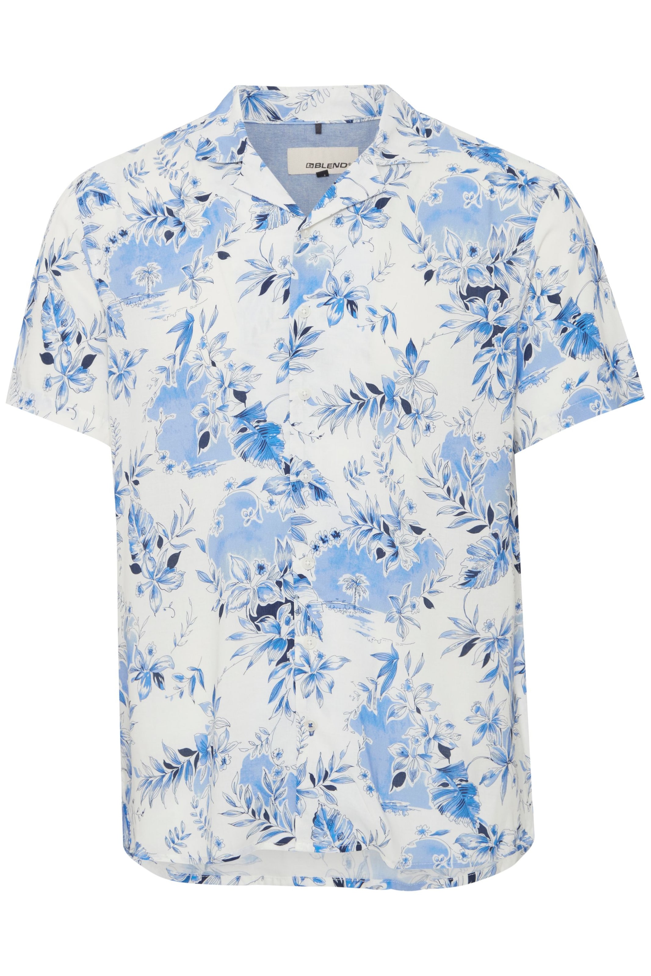 BLEND Button Up Shirt in Mixed colours: front