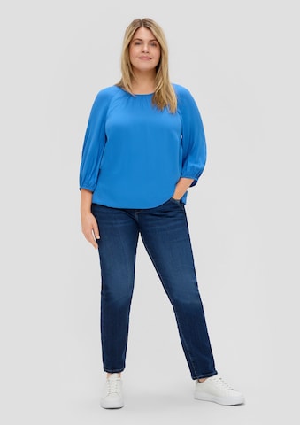 s.Oliver Red Label Big & Tall Blouse in Blue
