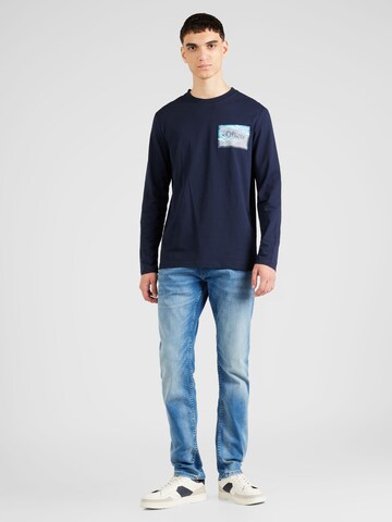 T-Shirt s.Oliver en bleu