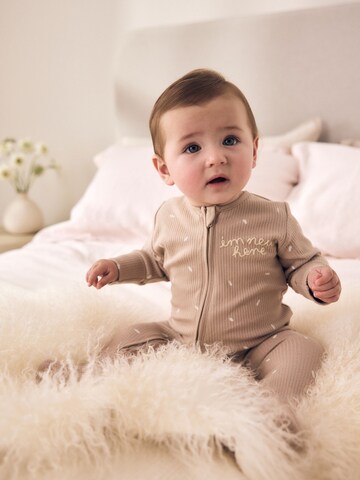 Next - Pijama entero/body en beige: frente