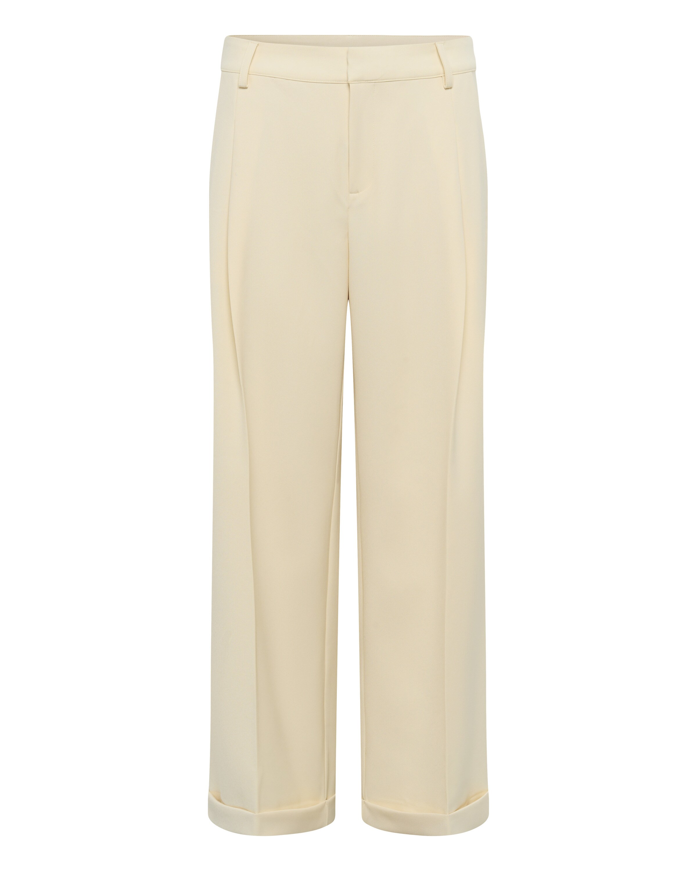 CULTURE Regular Trousers 'Nalina Clara' in Beige: front