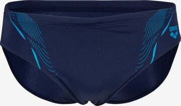 Pantaloncini sportivi da bagno 'GRAPHIC' di ARENA in blu: frontale