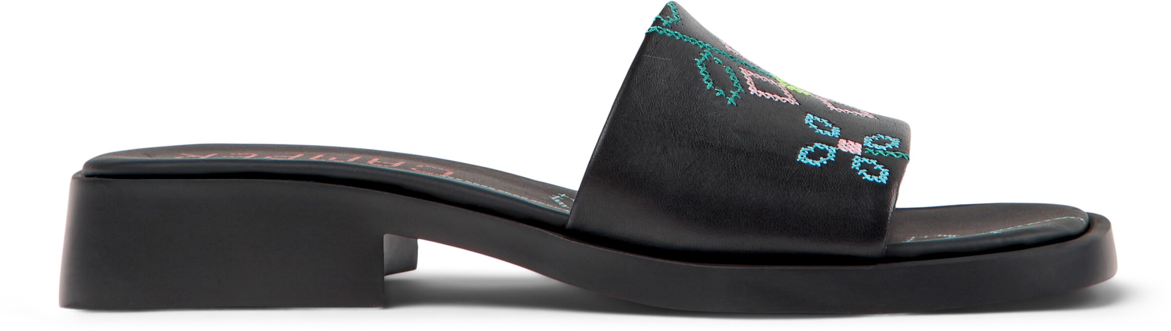 CAMPER Pantolette 'Dana' in Schwarz