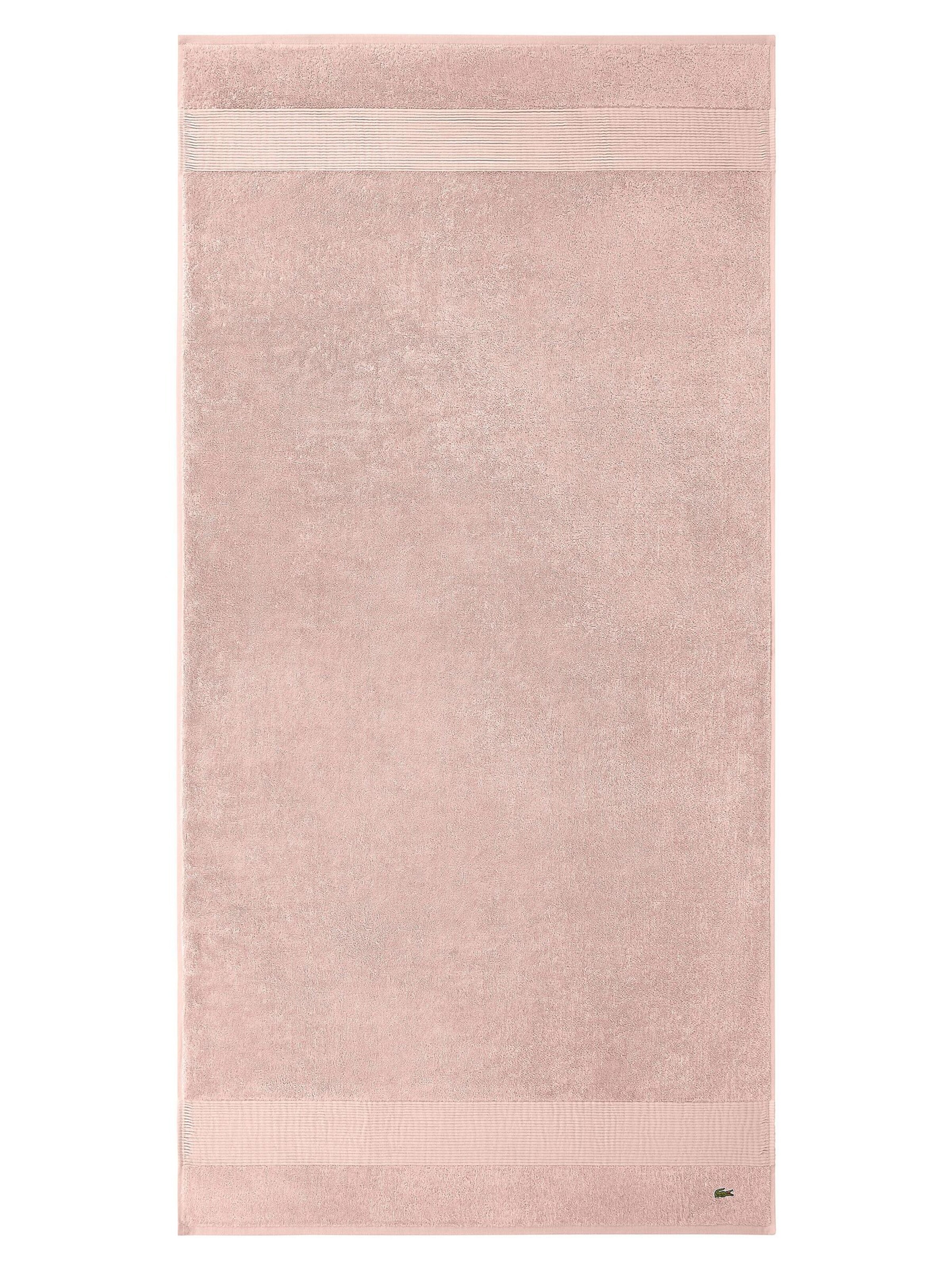 LACOSTE Handtuch 'LLECROCO'‌‌‌‌‌ in Pink: Vorderseite