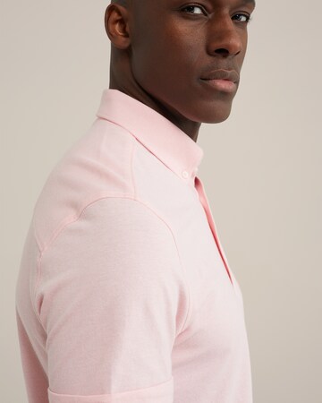 WE Fashion Slim Fit Риза в розово
