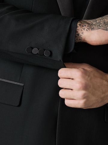 Fit confort Veste de costume Next en noir