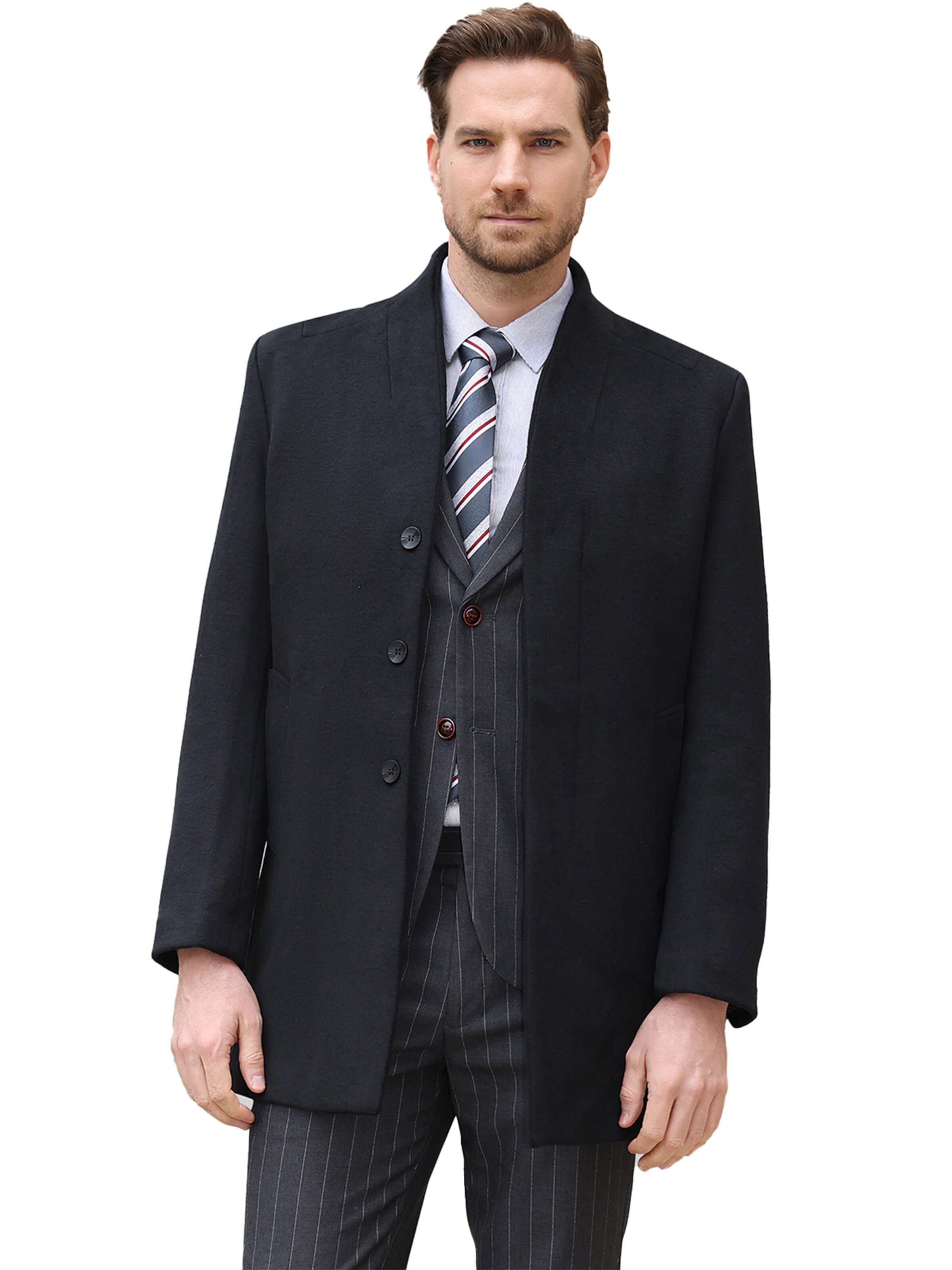 YOUTHUP Winter Coat in Black