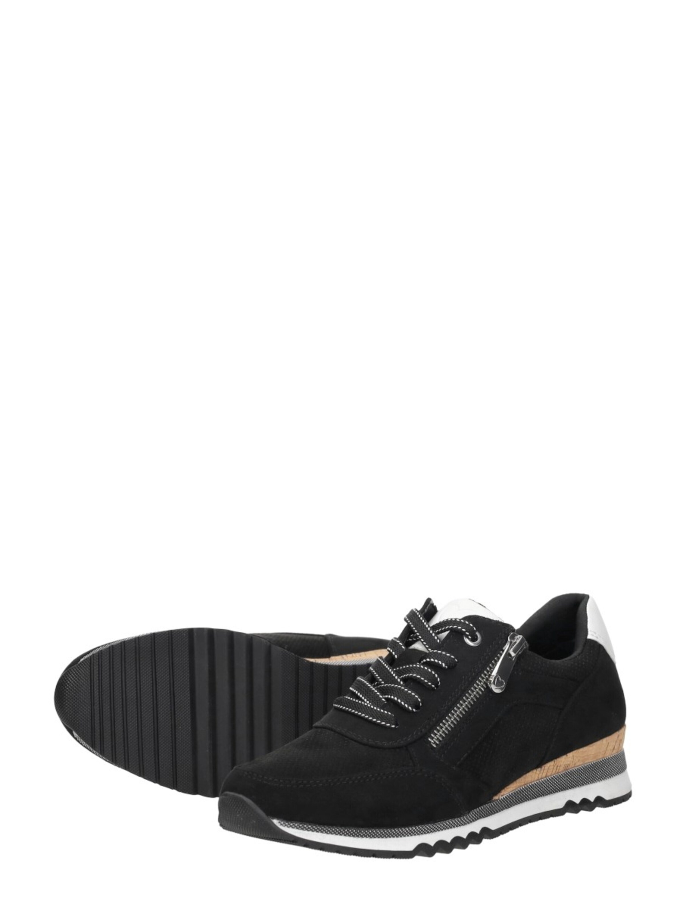 MARCO TOZZI Platform trainers 'Sneakers Laag' in Black