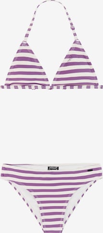 PROTEST Triangel Bikini 'PRTMickeys JR' in Lila: Vorderseite