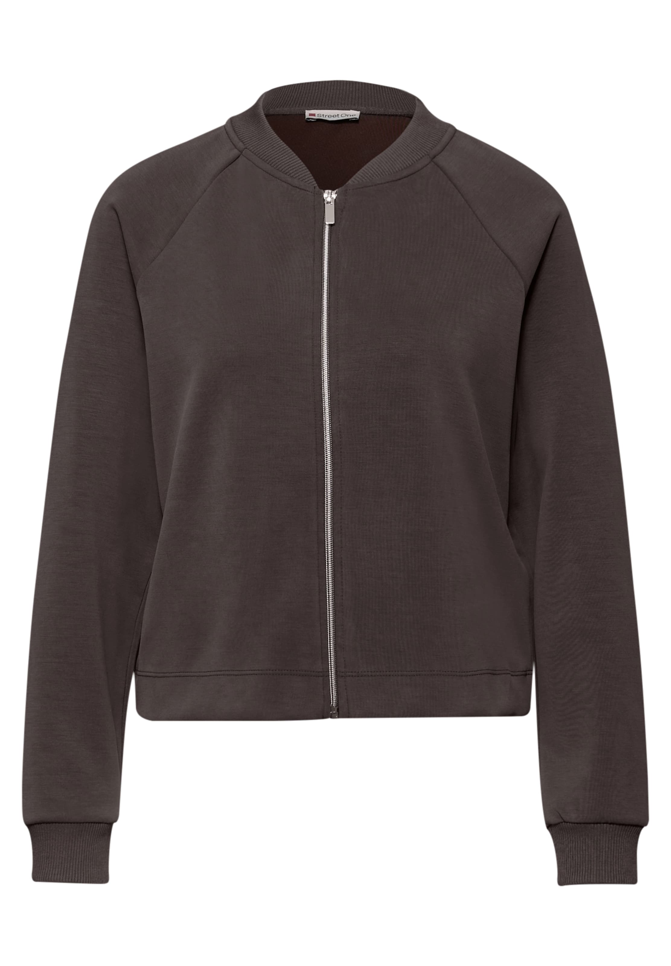 STREET ONE Strickjacke in Braun: Vorderseite
