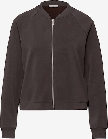 STREET ONE Strickjacke in Braun: Vorderseite