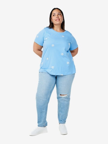 mėlyna Zizzi Laisvas Džinsai 'MILLE '