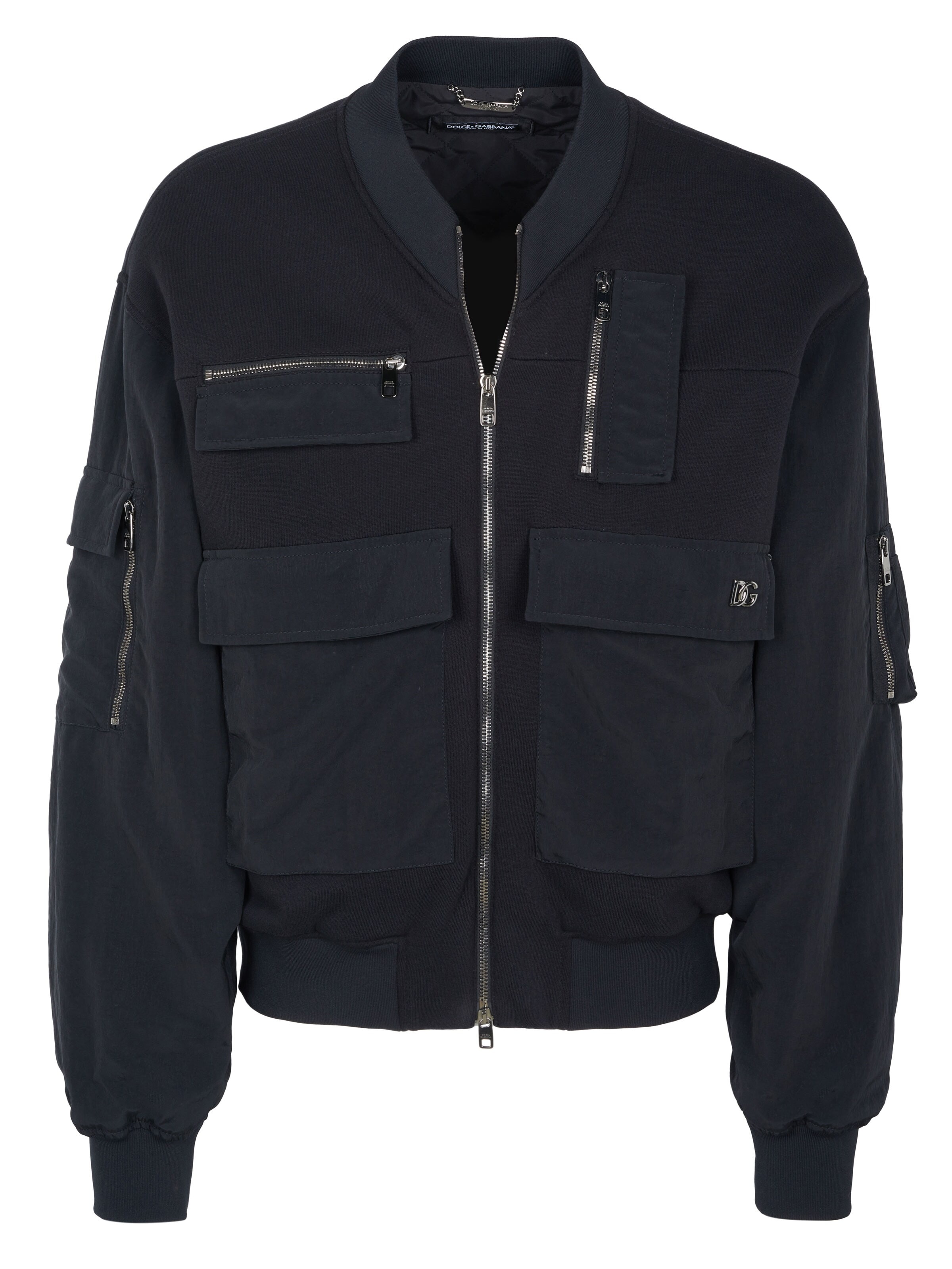 DOLCE & GABBANA Between-Season Jacket 'Dolce & Gabbana Bomberjacke schwarz' in L in Black, Item view