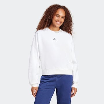 Sweat de sport ADIDAS SPORTSWEAR en blanc : devant