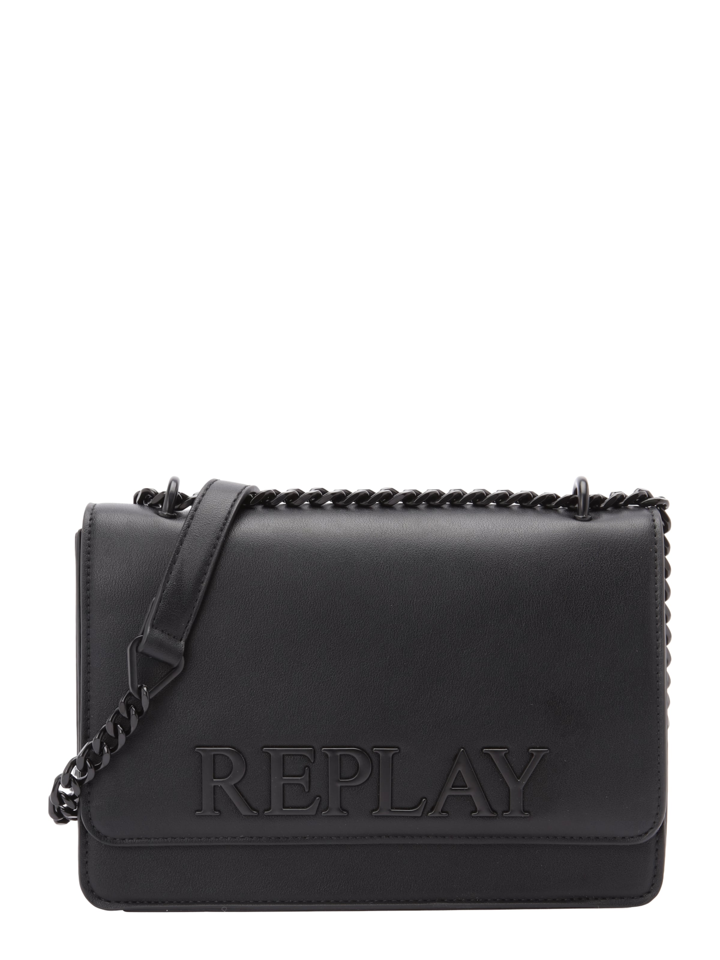 Geantă de umăr de la REPLAY pe gri: față