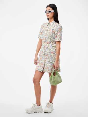 PIECES Shirt dress 'Blume' in Beige