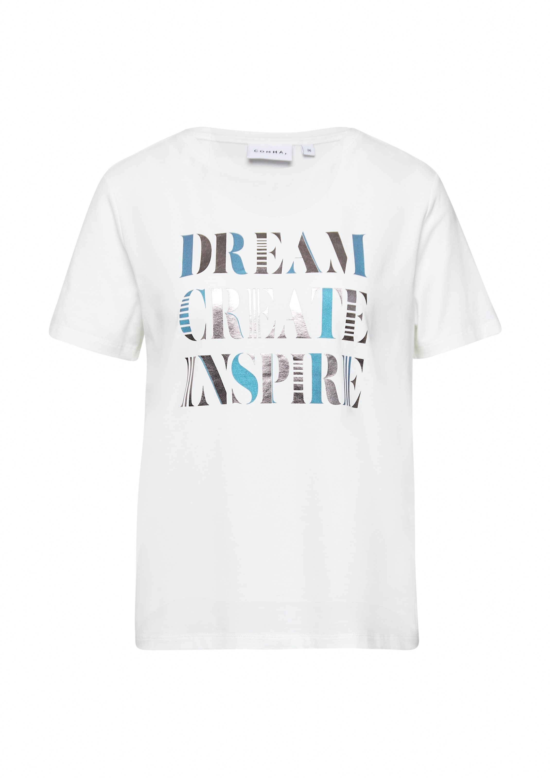 COMMA Μπλουζάκι σε λευκό: μπροστά