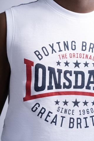 T-Shirt LONSDALE en blanc