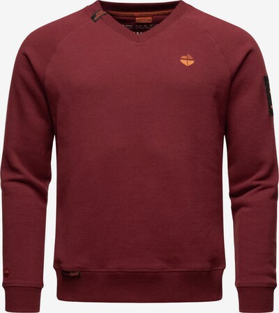 STONE HARBOUR Sweatshirt 'Craig El' in Orange / Dark red / Black, Item view