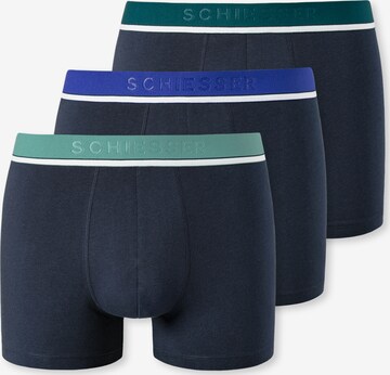 SCHIESSER Boxershorts in Blauw: voorkant