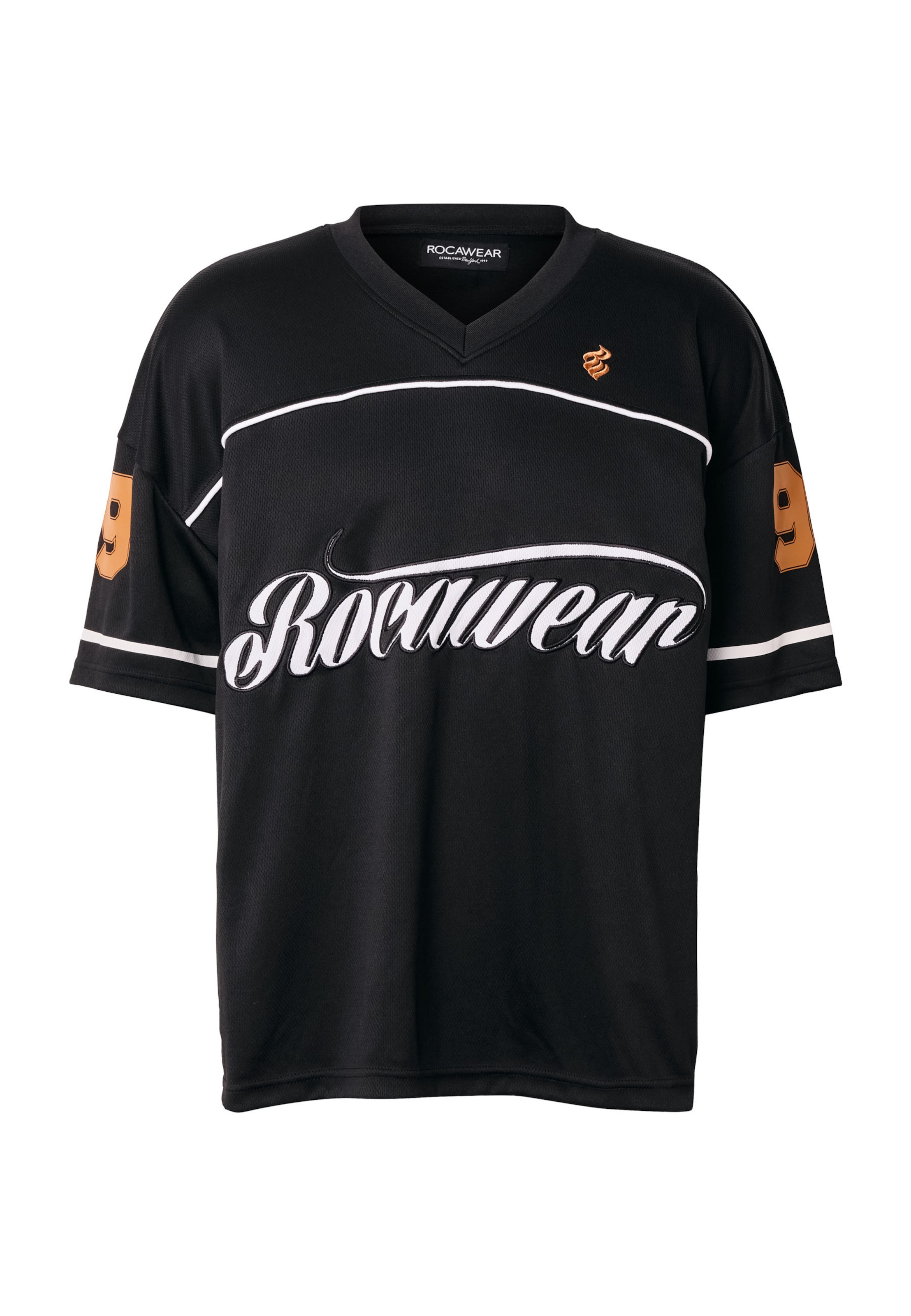 ROCAWEAR Koszulka 'Baller' w kolorze czarny: przód