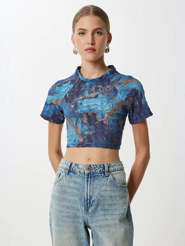 Camicia da donna 'Blusen' di Happiness İstanbul in blu