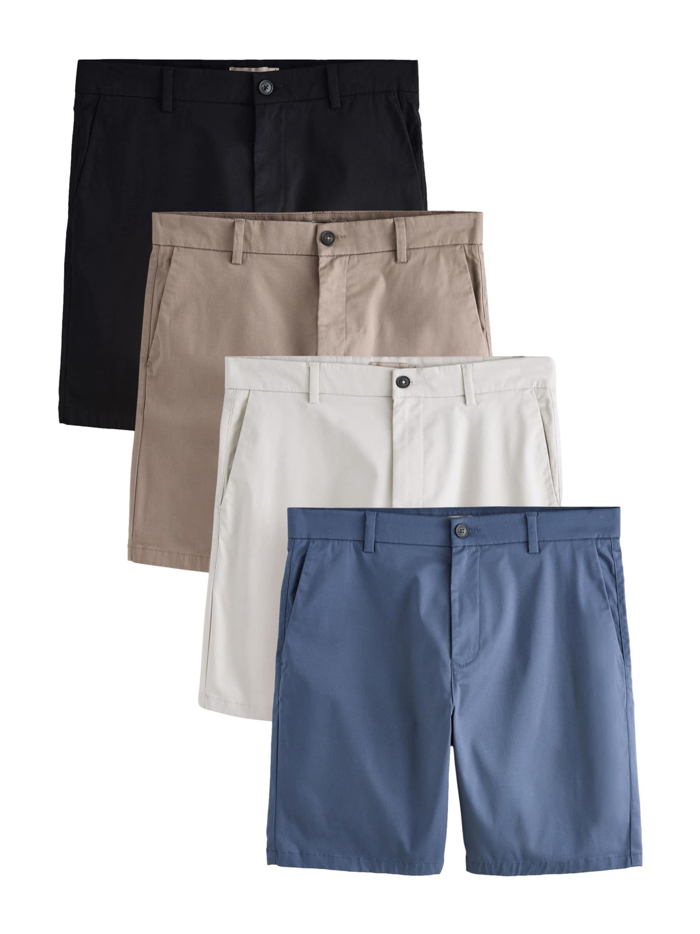 Next - Regular Calças chino em azul: frente