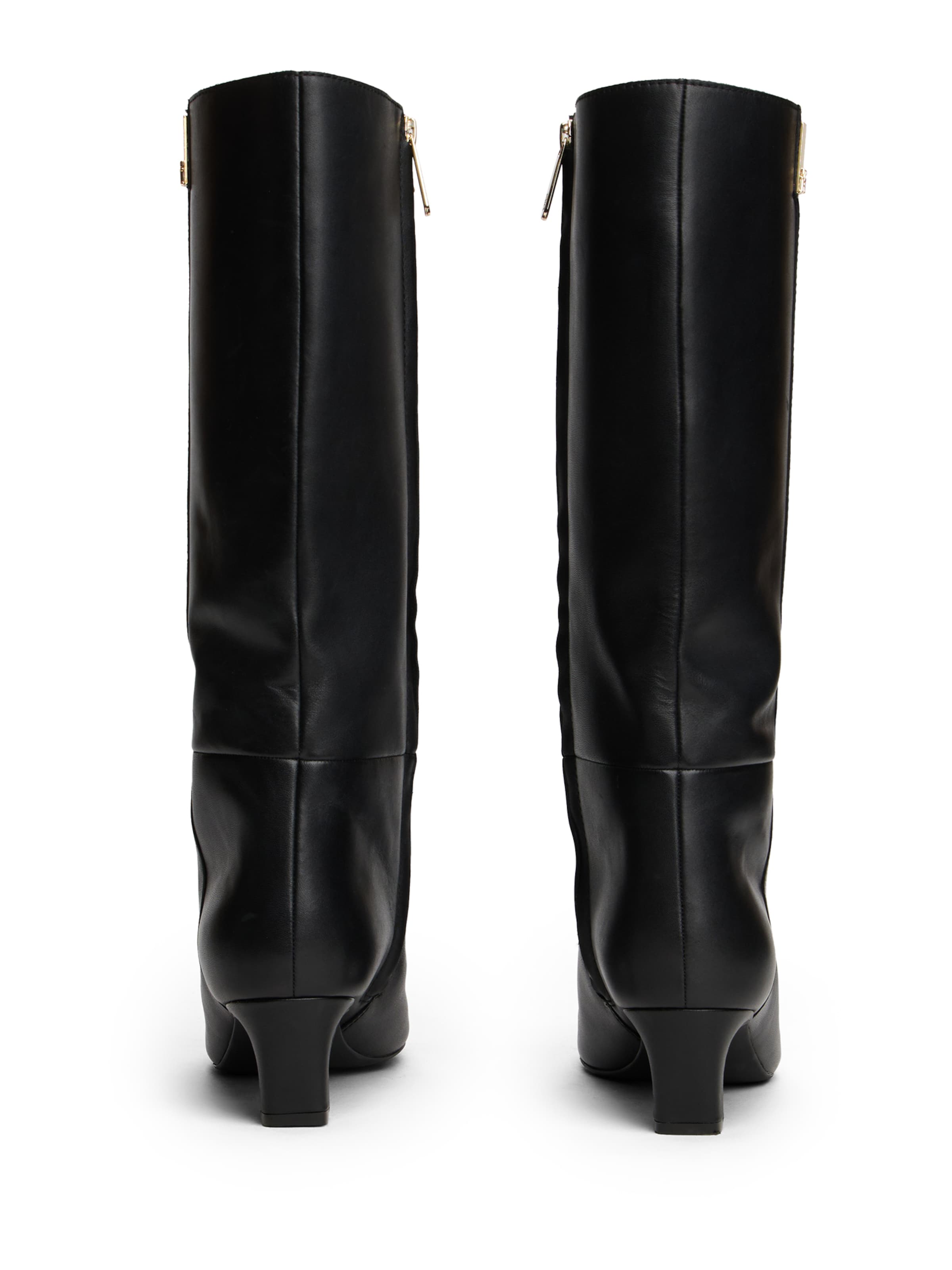 TOMMY HILFIGER Kozačky – černá: zadní strana