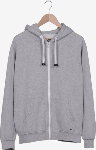 !Solid Sweatshirt & Zip-Up Hoodie in L in Grey: front