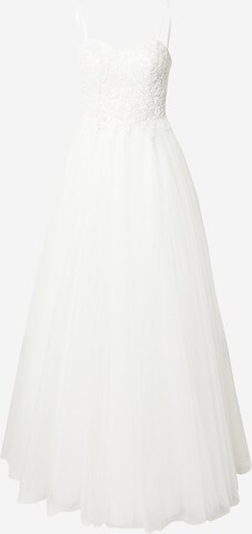 Robe de soirée MAGIC BRIDE en beige : devant