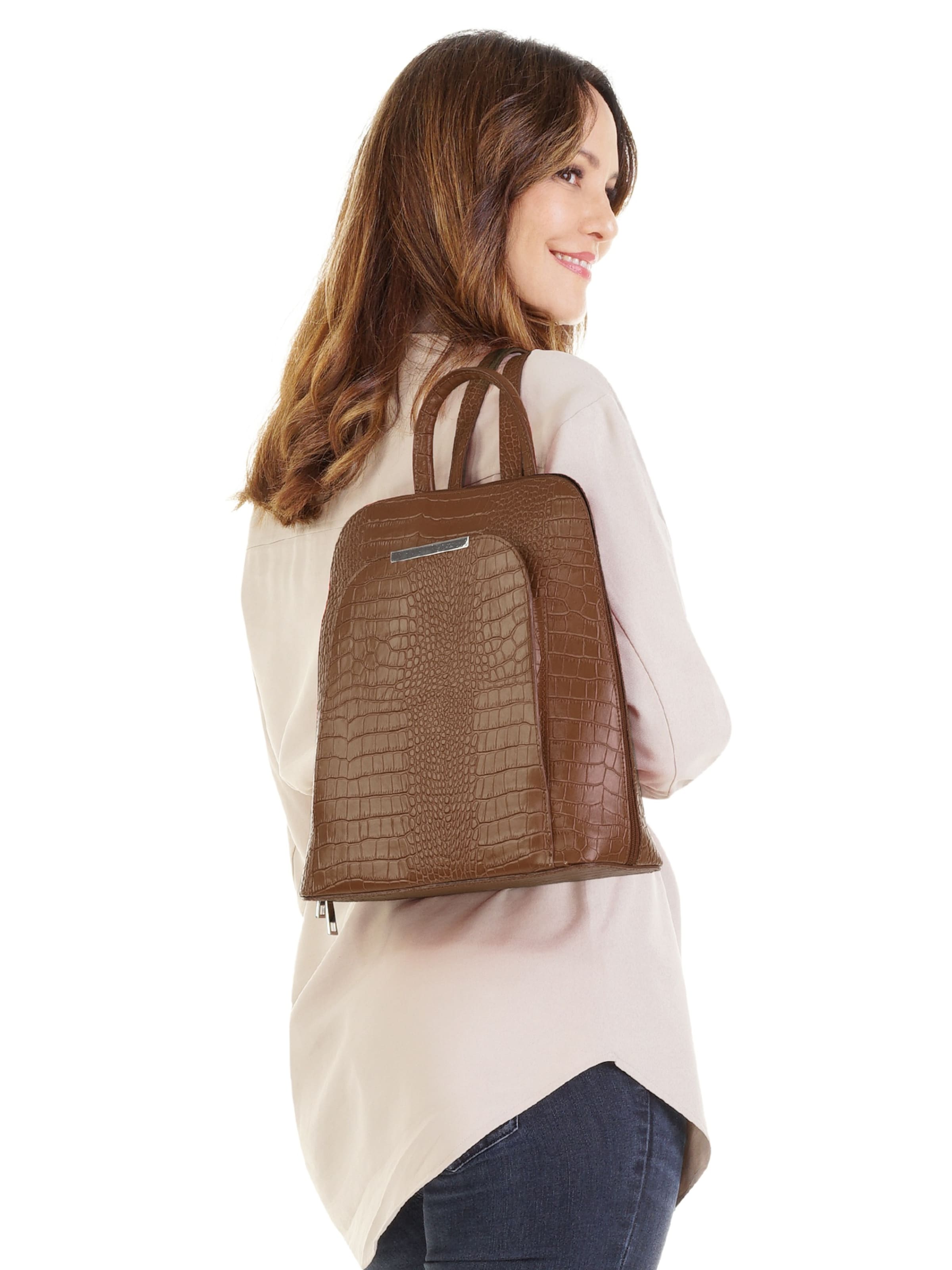 Cluty Backpack in Brown