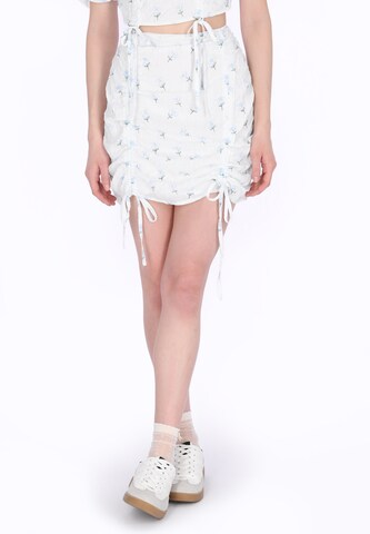 Jupe 'Young Fashion' MYMO en bleu : devant