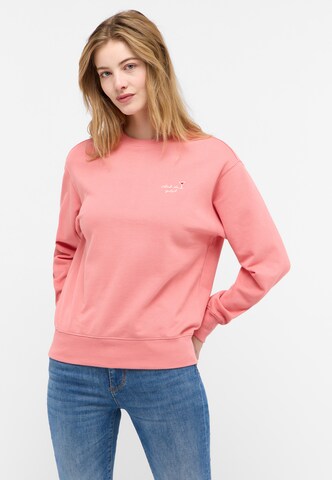 MUSTANG Sweatshirt 'Aberdeen ' in Pink: Vorderseite