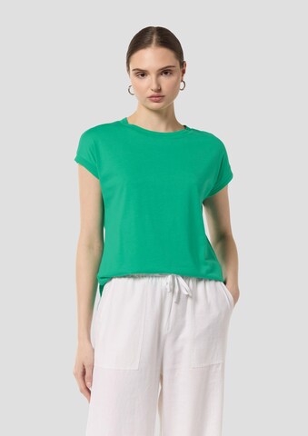 T-shirt comma casual identity en vert : devant
