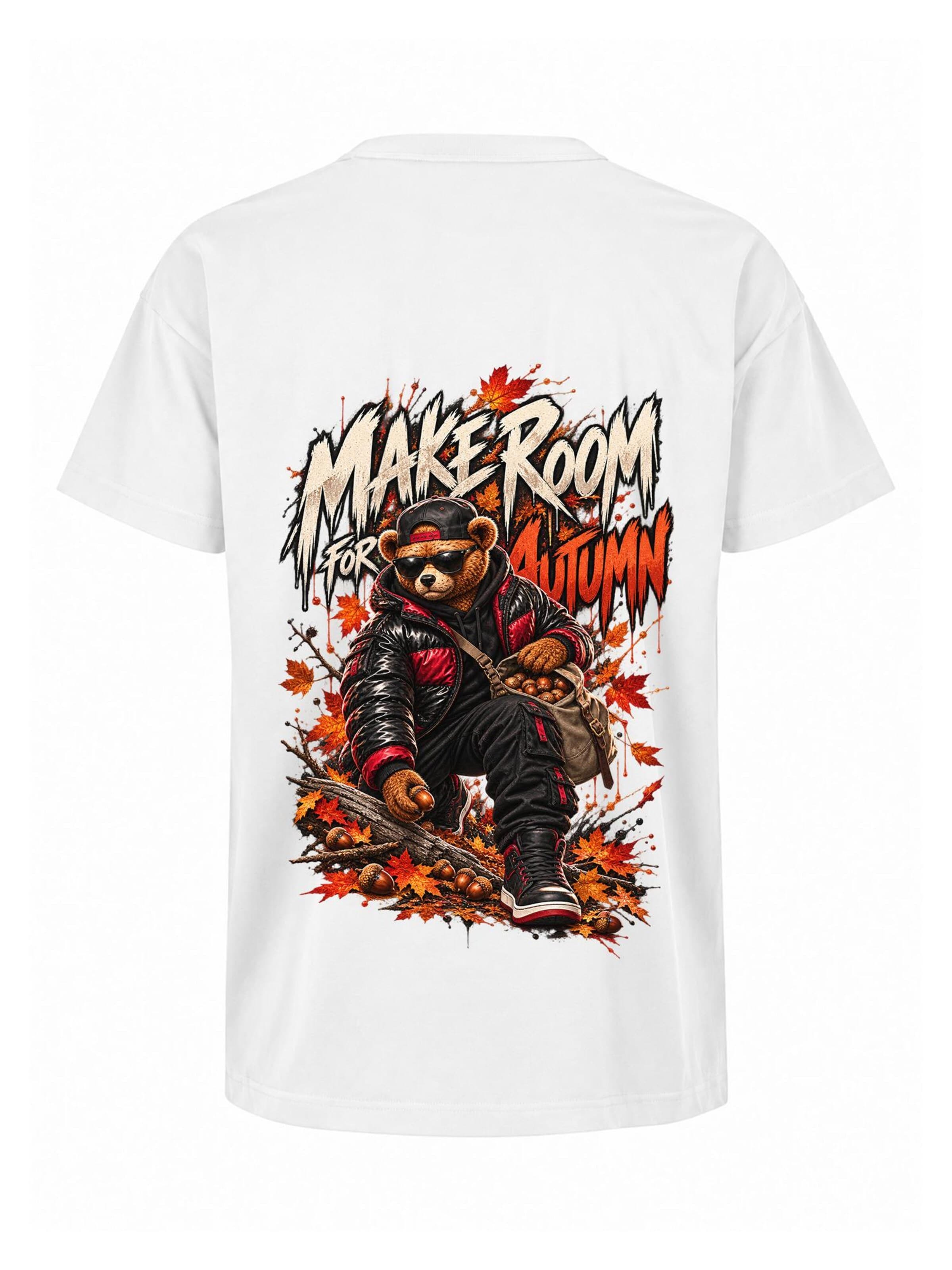 LUNØIR Studio Shirt 'BOSS Acorn Explorer'‌‌‌ in Weiß: Vorderseite