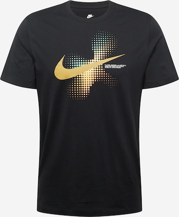 T-Shirt 'SWOOSH' Nike Sportswear en noir : devant