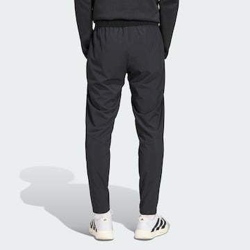 ADIDAS PERFORMANCE Tapered Sportbroek 'Deutschland Tiro' in Zwart