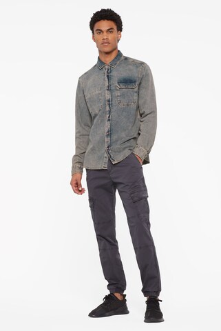 Harlem Soul Regular fit Button Up Shirt in Blue