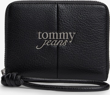 Tommy Jeans - Carteiras 'Bold' em preto: frente