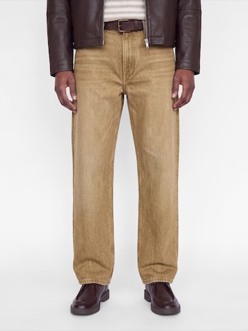 JACK & JONES - regular Vaquero 'JJITED JJCLASSIC' en marrón: frente