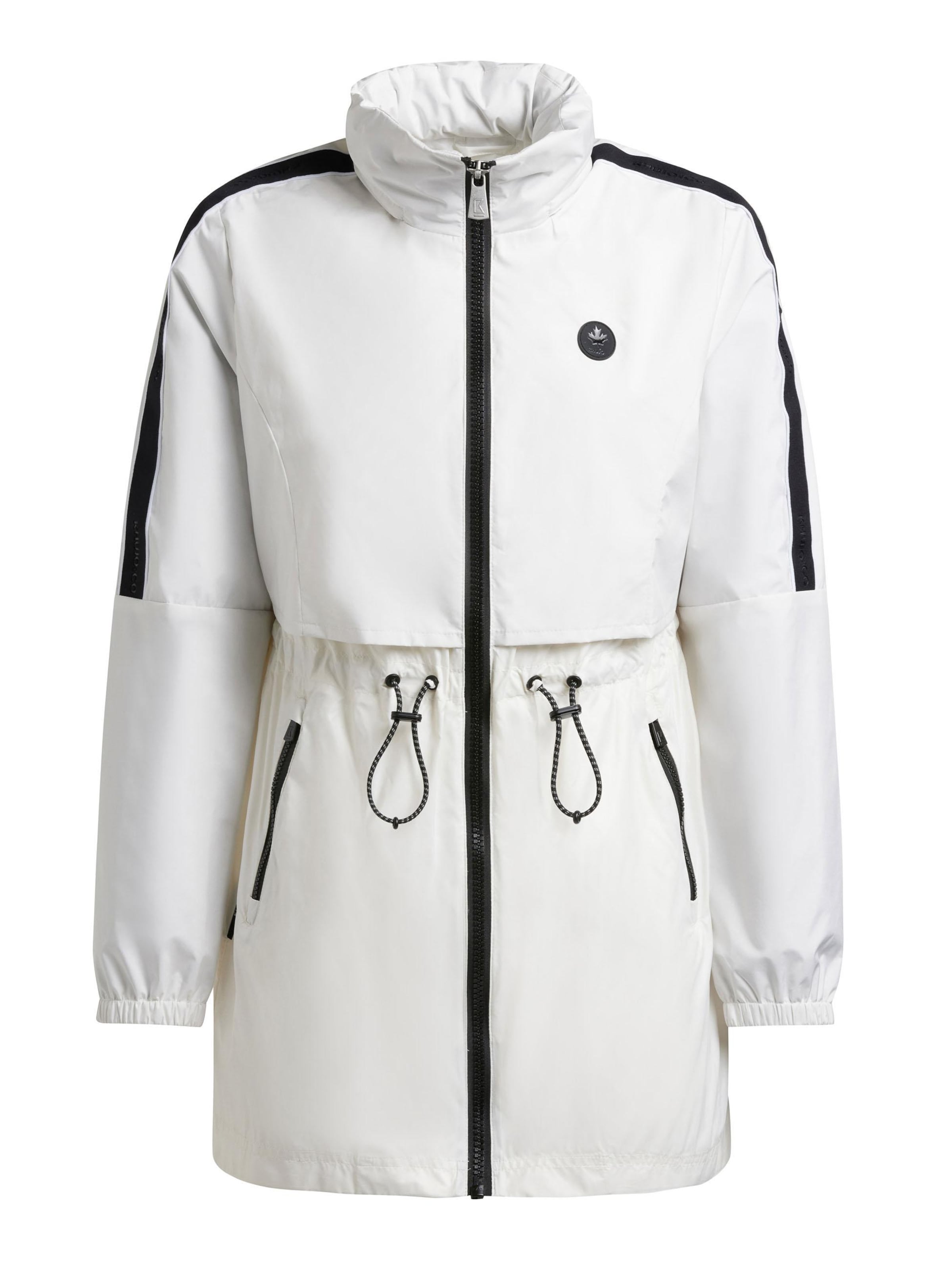 Cappotto funzionale 'Izza' di khujo in bianco: frontale