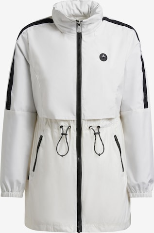 Cappotto funzionale 'Izza' di khujo in bianco: frontale