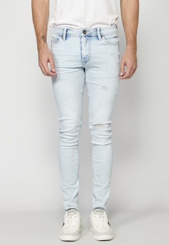 KOROSHI Skinny Jeans in Blue: front